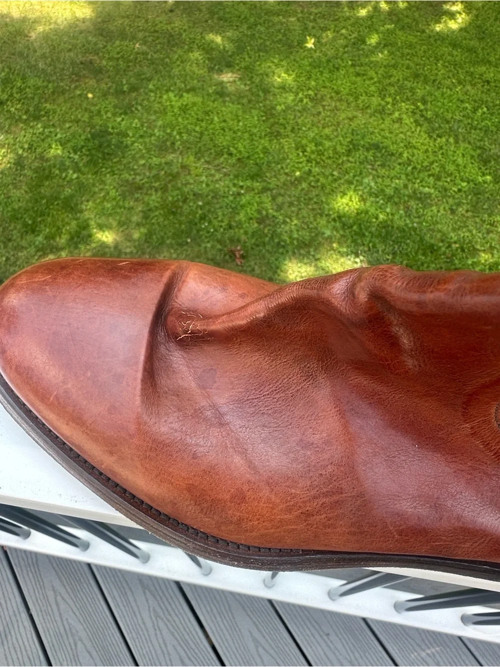Frye Chase Chelsea 80040 Mens Brown Leather Slip On Chelsea Boots